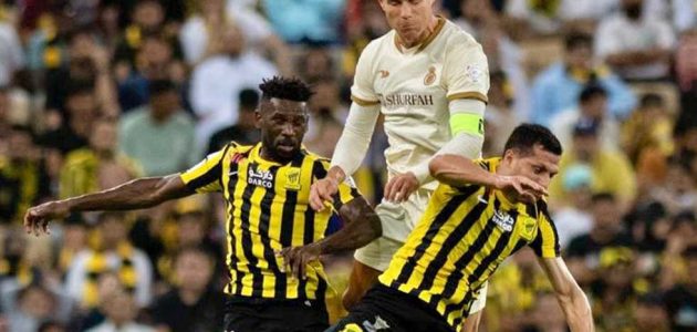 انتهت كلاسيكو السعودية – الاتحاد (1) (0) النصر.. فوز حجازي وطارق على رونالدو