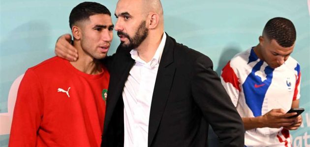 الركراكي: المغرب بأكمله يدعم حكيمي.. وهذا ما حدث مع براهيم دياز